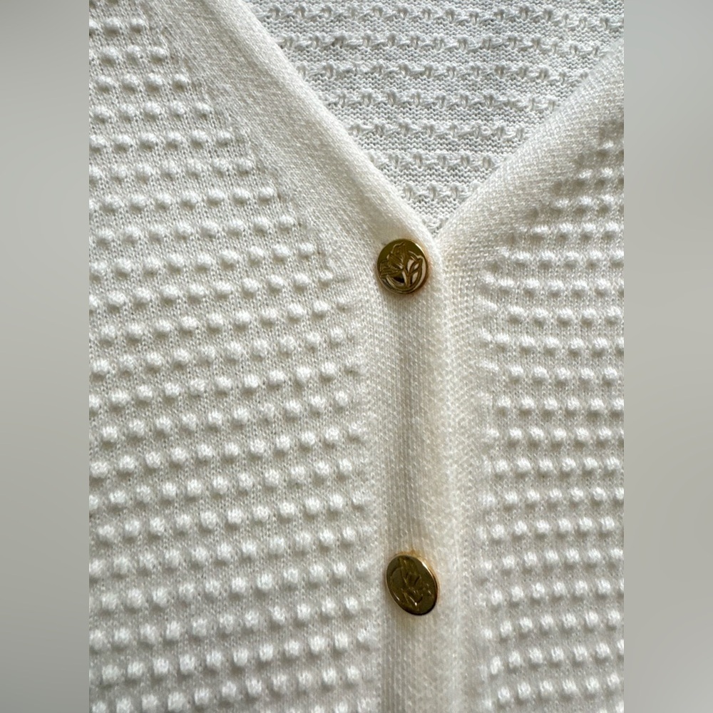 Draper James white sweater